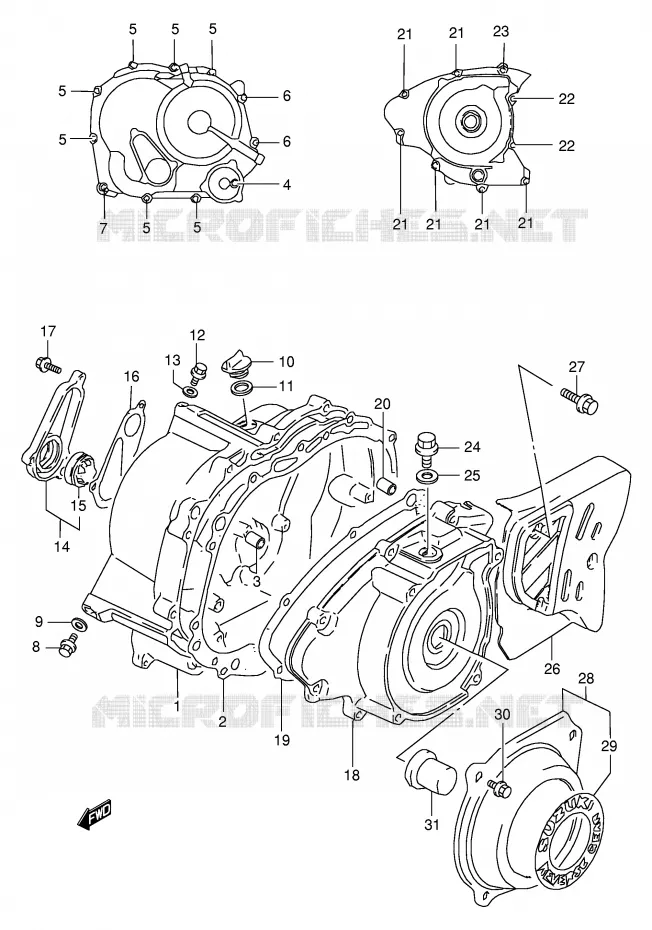 CARTER Suzuki QUAD 160 OZARK 2002  LT-F160K2(P24)