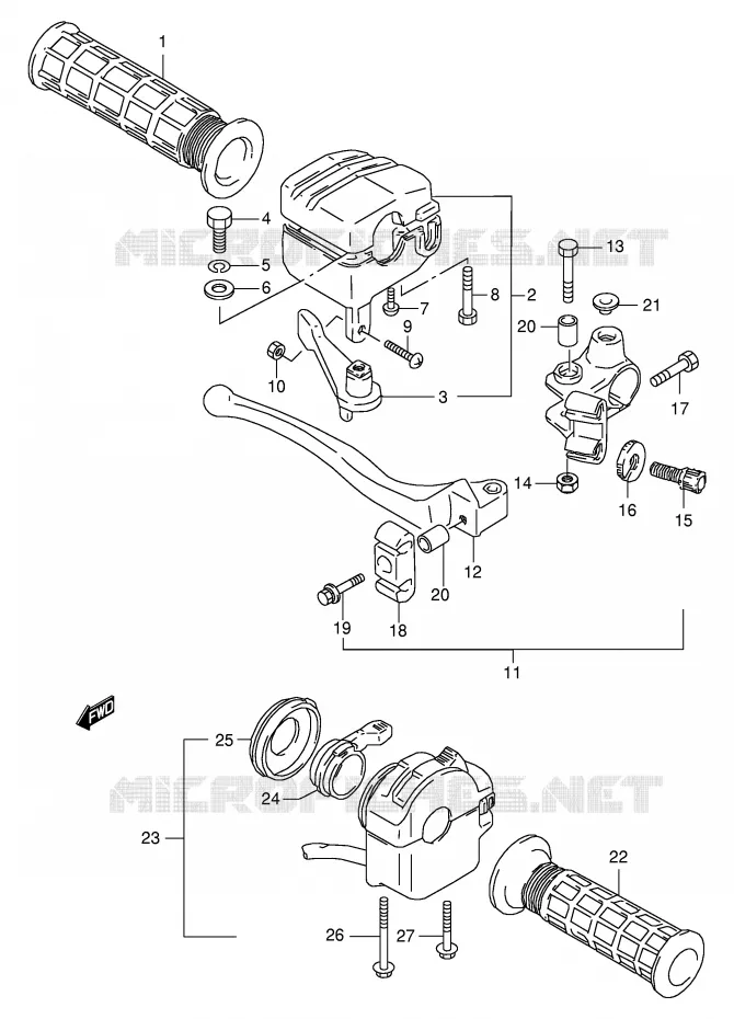 COMMODOS Suzuki QUAD 160 OZARK 2002  LT-F160K2(P24)