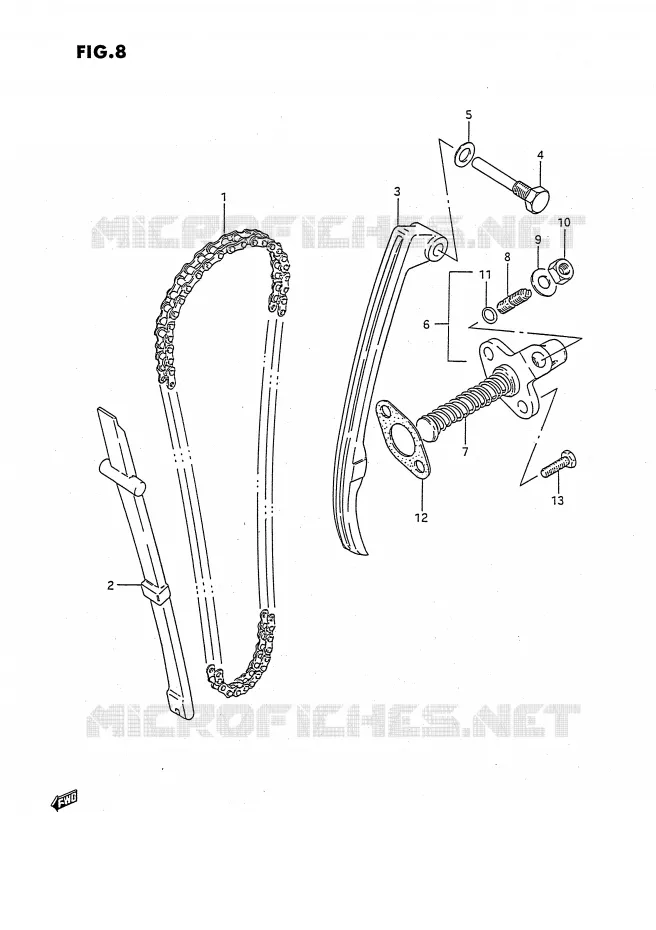 DISTRIBUTION Suzuki QUAD 160 OZARK 1995  LT-F160S(P28)