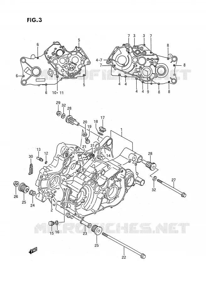 CARTER Suzuki QUAD 250 KINGQUAD 1993  LT-F4WDP(E2)