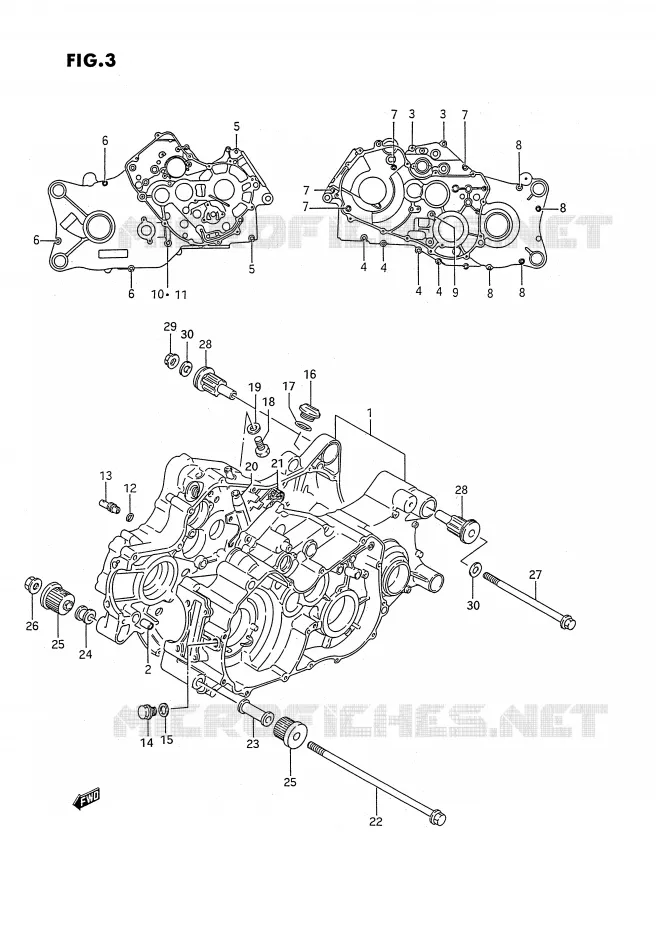 CARTER Suzuki QUAD 300 KINGQUAD 1993  LT-F4WDXP(E3)