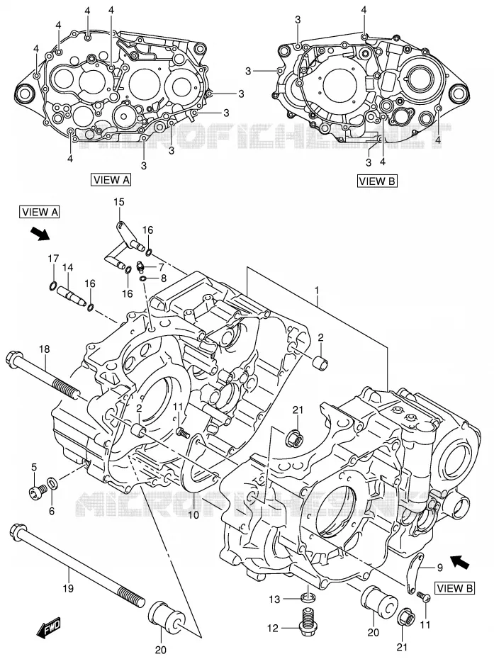 CARTER Suzuki QUAD 400 QUADSPORT 2007  LT-Z400K7(E19)