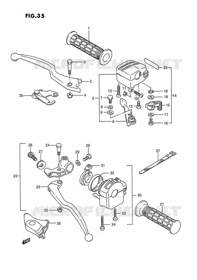 COMMODOS (MODELE J/K/L/M/N/P/R E1,E24) Suzuki QUAD 250 OZARK 1990  LT-F250L(E2)