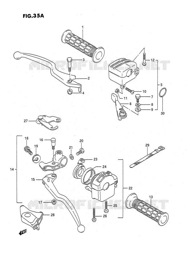 COMMODOS (MODELE M/N/P/R/S/T) Suzuki QUAD 250 OZARK 1996  LT-F250T(E3)