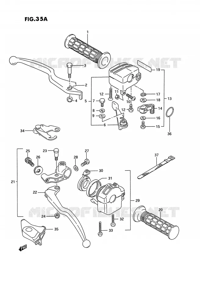 COMMODOS (MODELE R/S/T) Suzuki QUAD 250 OZARK 1992  LT-F250N(E28)