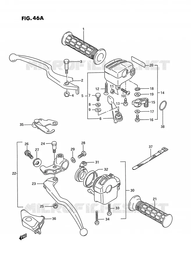 COMMODOS (MODELE S E17,E27) Suzuki QUAD 300 KINGQUAD 1994  LT-F4WDXR(E2)