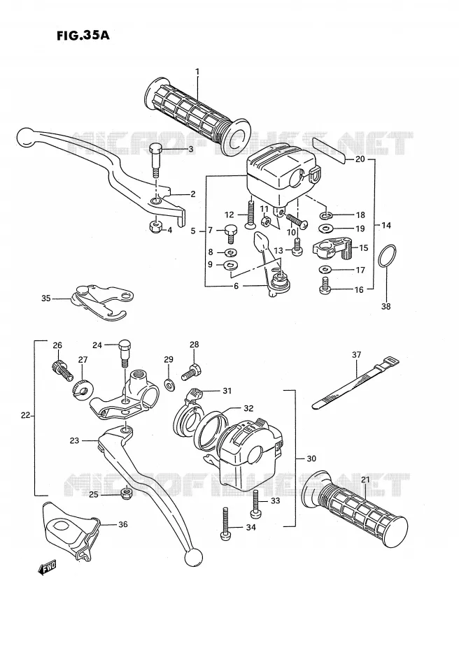 COMMODOS (MODELE S/T E24) Suzuki QUAD 250 OZARK 1996  LT-F250T(E2)