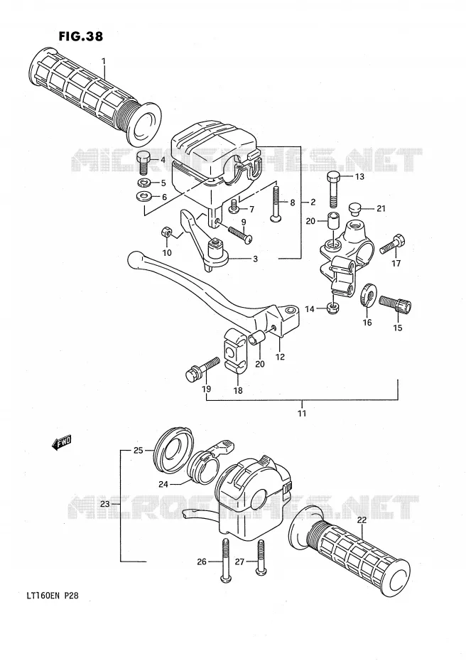 COMMODOS Suzuki QUAD 160 QUADRUNNER 1992  LT160EN(P28)