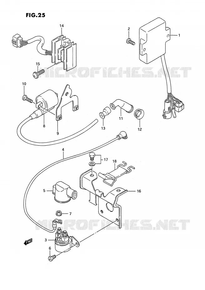 PARTIE ELECTRIQUE Suzuki QUAD 300 KINGQUAD 1993  LT-F4WDXP(E3)