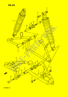 AMORTISSEUR   TRIANGLES (MODELE H/J/K/L/M/N) pour Suzuki QUADRACER 250 1990