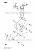 BIELLETTE DE SUSPENSION ARRIERE pour Suzuki GSX-R 750 2007