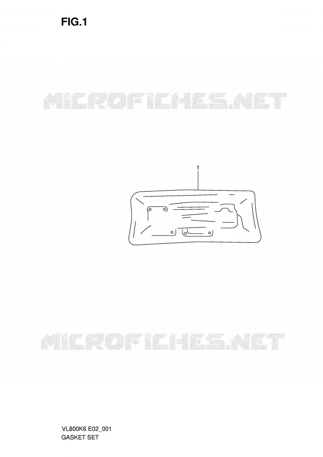 KIT JOINTS Suzuki MOTO 800 VOLUSIA 2007  VL800CK7(E2)