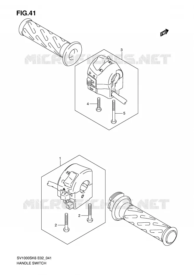 COMMODOS (SV1000S/S1/S2) Suzuki MOTO 1000 SV 2006  SV1000U2K6(E2)