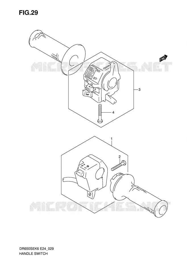COMMODOS Suzuki MOTO 650 DR 2010  DR650SEL0(E24)
