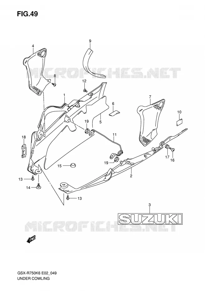SABOT Suzuki MOTO 750 GSX-R 2007  GSX-R750U2K7(E2)