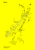 SYSTÈME DE RECYCLAGE VAPEURS CARBURANT (MODEL K5/K6/K7/K8 E33) pour Suzuki MARAUDER 800 2009