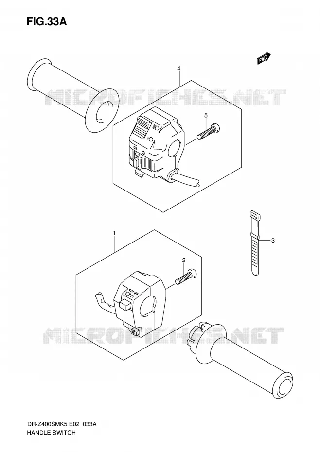 COMMODOS (MODEL K7/K8/K9) Suzuki MOTO 400 DR-Z 2005  DR-Z400SMK5(E2)