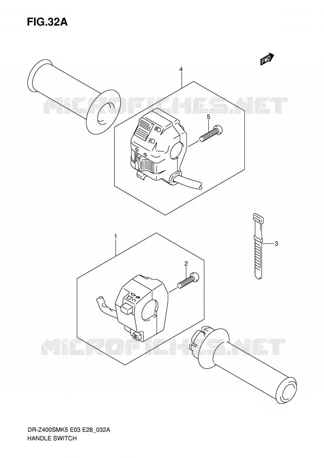 COMMODOS (MODEL K7/K8/K9) Suzuki MOTO 400 DR-Z 2009  DR-Z400SMK9(E3/E28)