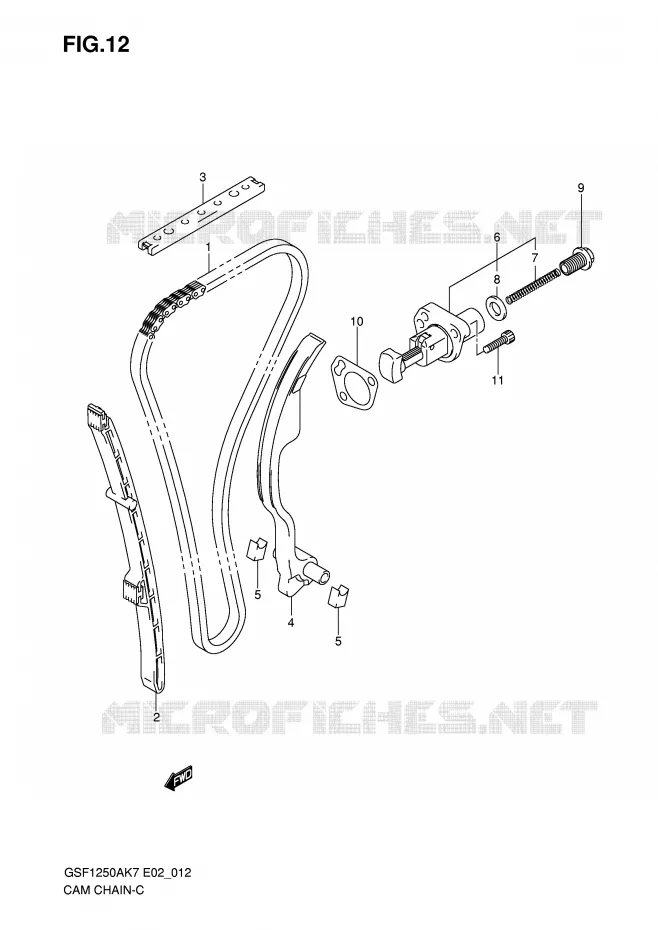 DISTRIBUTION Suzuki MOTO 1250 BANDIT-S 2009  GSF1250SAZK9(E2)