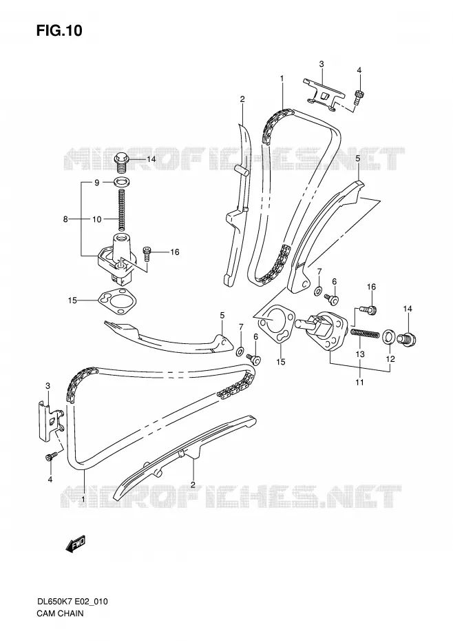 DISTRIBUTION Suzuki MOTO 650 V-STROM 2009  DL650AK9(E2)