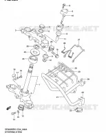 COLONNE DE DIRECTION (MODELE K2/K3/K4/K5 E6,E24) pour Suzuki DR 200 2002