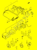 FEU ARRIERE (MODELE M/N/P/R/S) pour Suzuki DR 800 1991