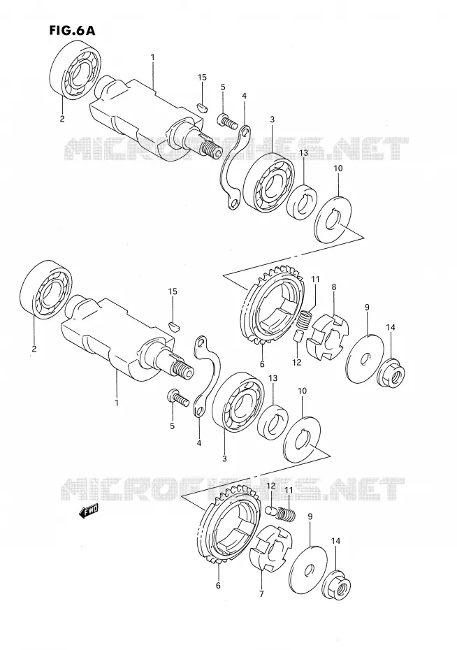 BALANCIER (MODELE P/R) Suzuki MOTO 650 DR 1994  DR650RR(E4)