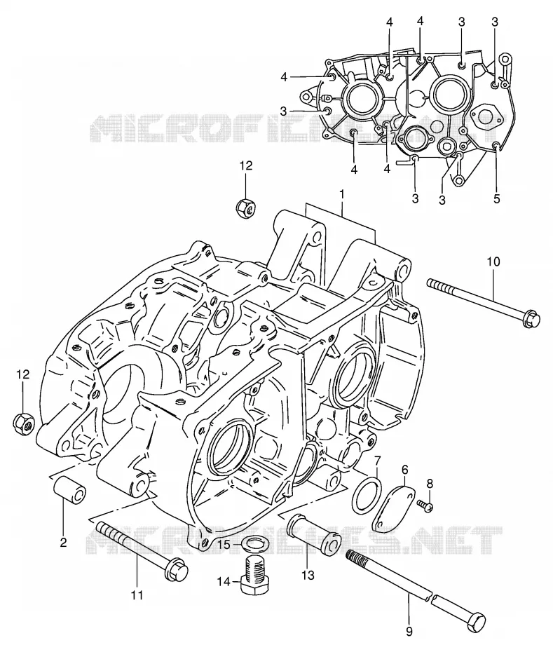 CARTER Suzuki MOTO 80 DS 2000  DS80Y(E3/E28)