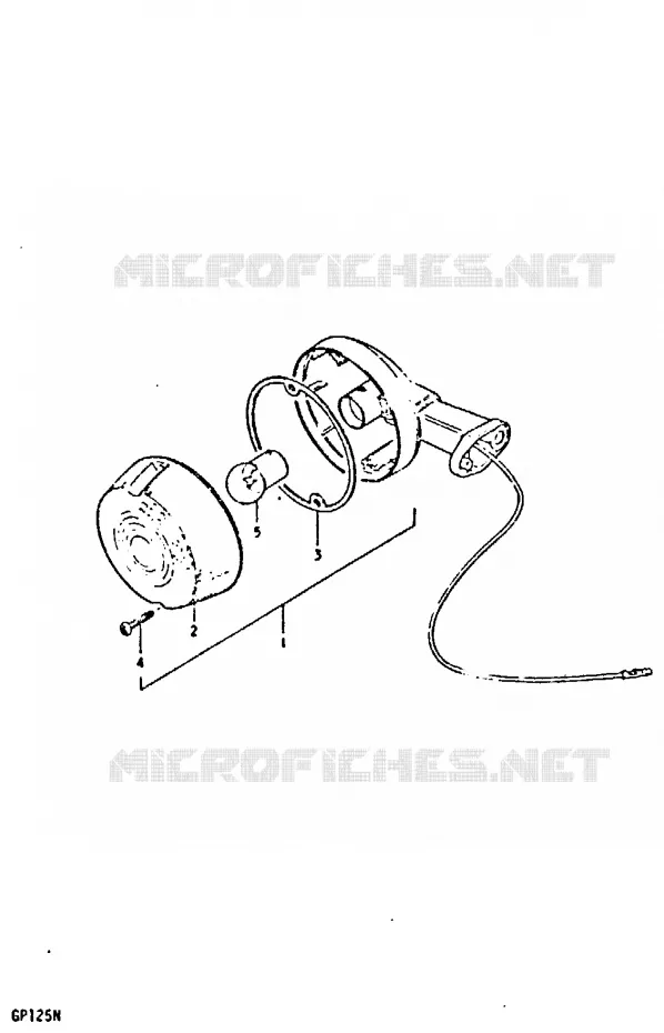 CLIGNOTANTS (E42) Suzuki MOTO 125 GP 1978  GP125UC(C/N)
