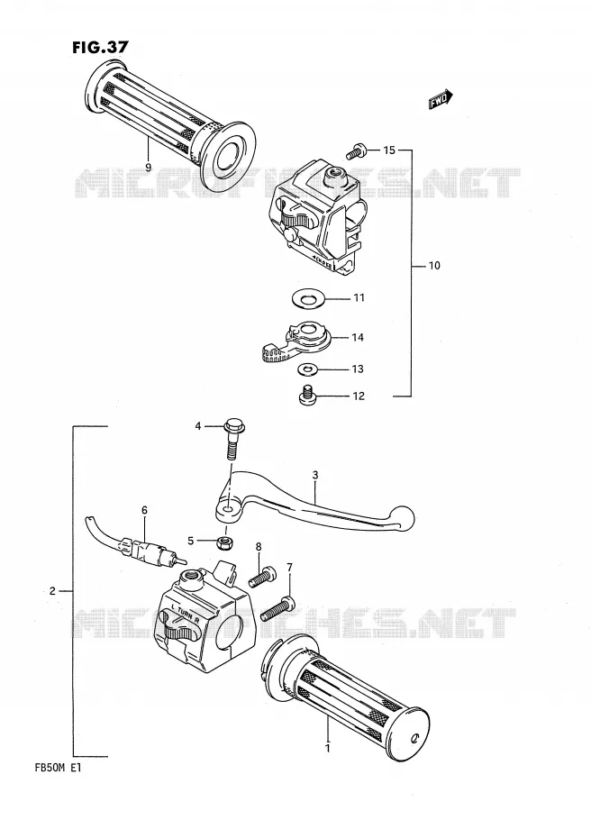 COMMODOS Suzuki SCOOTER 50 FB 1991  FB50M(E1)