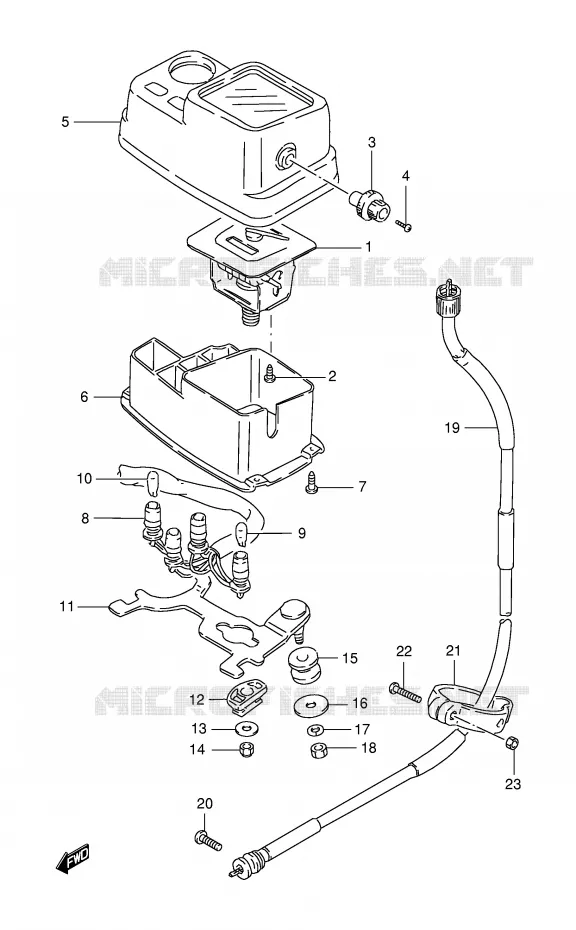 COMPTEUR Suzuki MOTO 125 DR 1998  DR125SEW(E4)
