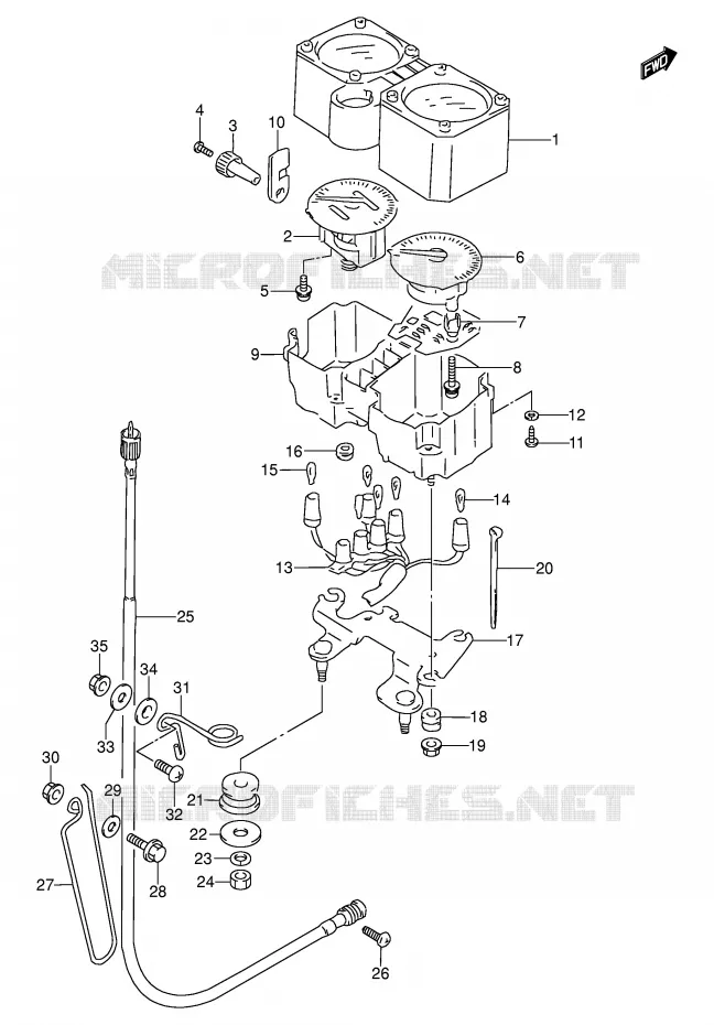 COMPTEUR Suzuki MOTO 250 DR 1990  DR250SL(E24)