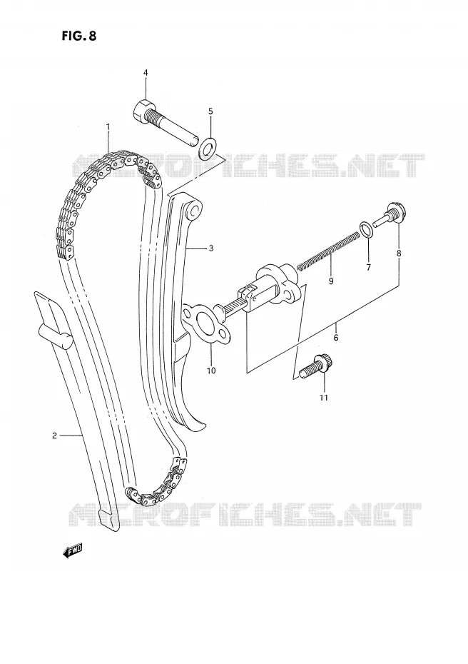 DISTRIBUTION Suzuki MOTO 350 DR 1993  DR350SP/SHP(E2)