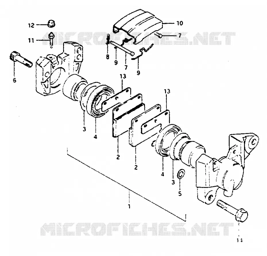 ETRIER DE FREIN ARRIERE Suzuki MOTO 550 GS 1982  GS550LZ