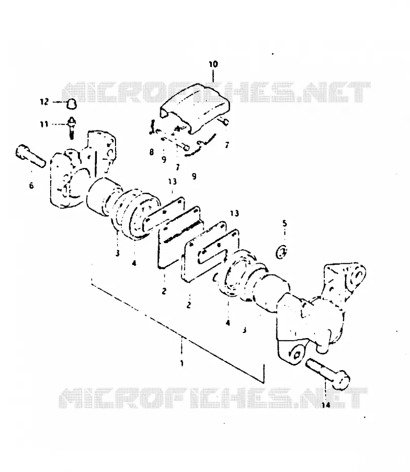 ETRIER DE FREIN ARRIERE Suzuki MOTO 650 GS 1983  GS650GTD