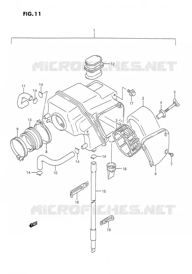 FILTRE A AIR Suzuki MOTO 650 DR 1993  DR650RP(E4)