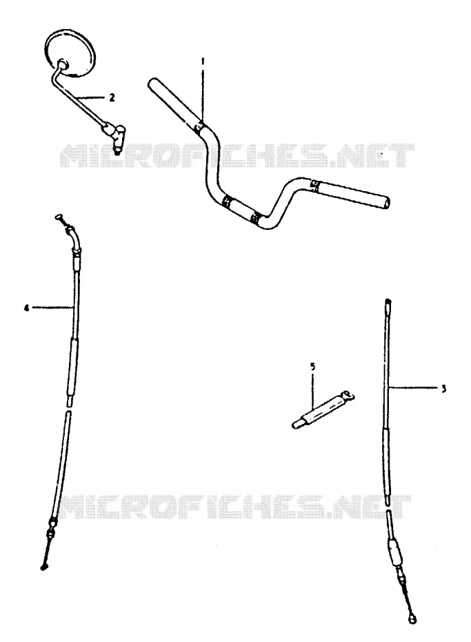 GUIDON Suzuki MOTO 250 GS 1996  GS250TT(T/X)