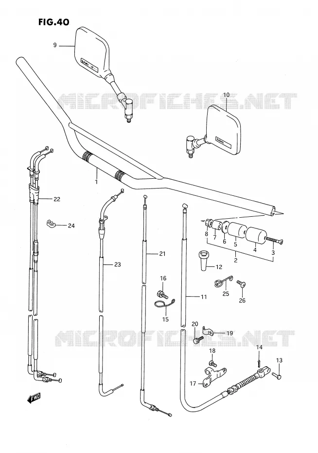 GUIDON Suzuki MOTO 650 DR 1994  DR650RR(E4)