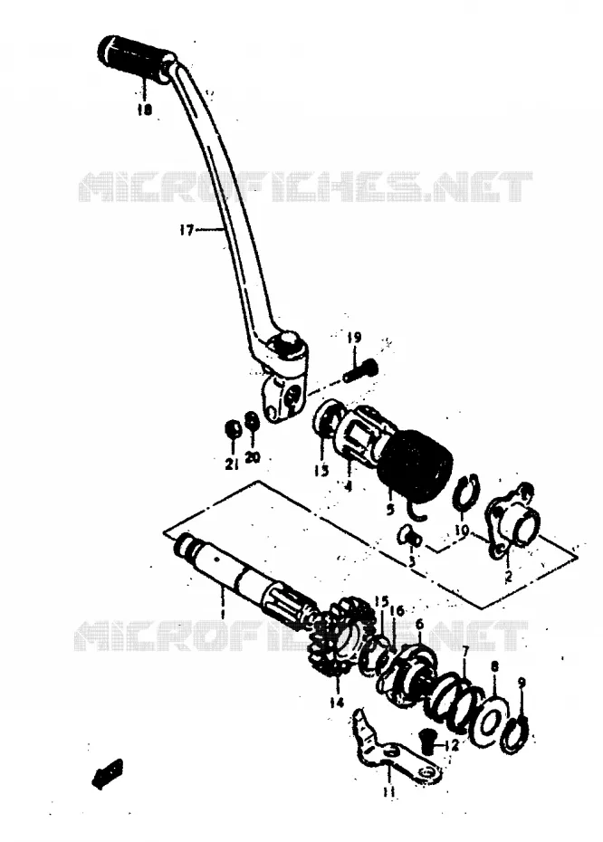 KICK Suzuki MOTO 400 GS 1978  GS400EC(C/N)