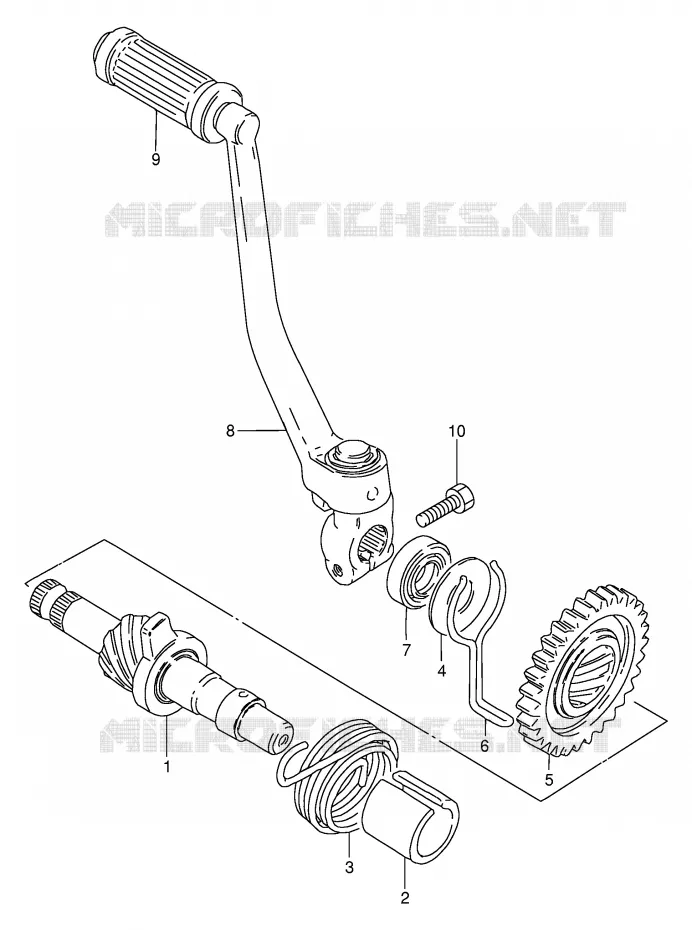 KICK Suzuki MOTO 80 DS 2000  DS80Y(E24)