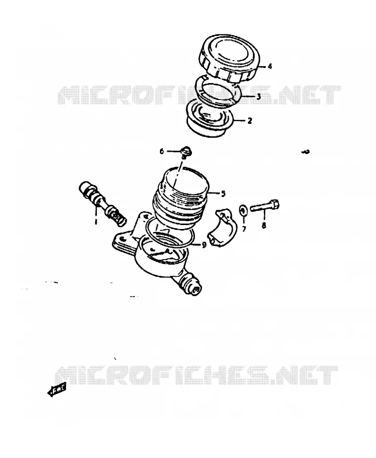 MAITRE CYLINDRE AVANT Suzuki MOTO 1000 GS 1978  GS1000HC(C/N)