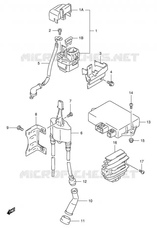 PARTIE ELECTRIQUE Suzuki MOTO 650 DR 1999  DR650SEUX(E4)