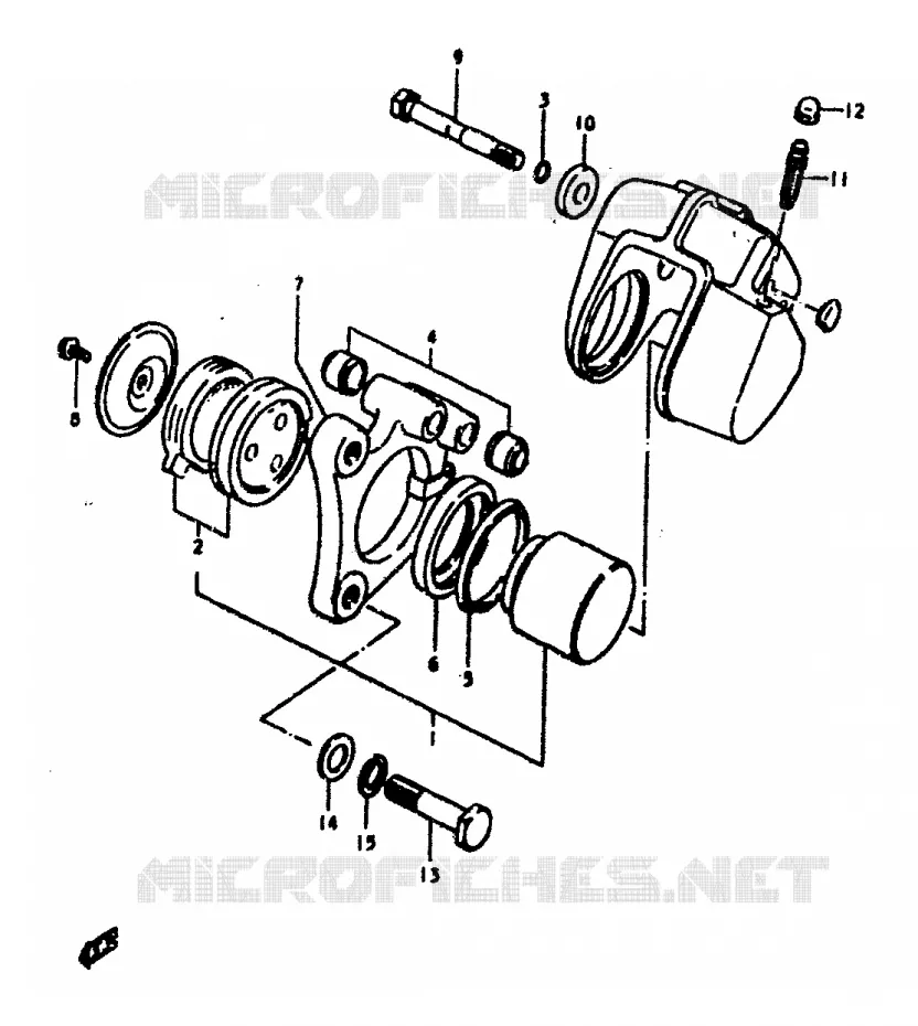 PIECES MARCHES SPECIAUX (E2) Suzuki MOTO 400 GS 1978  GS400EC(C/N)