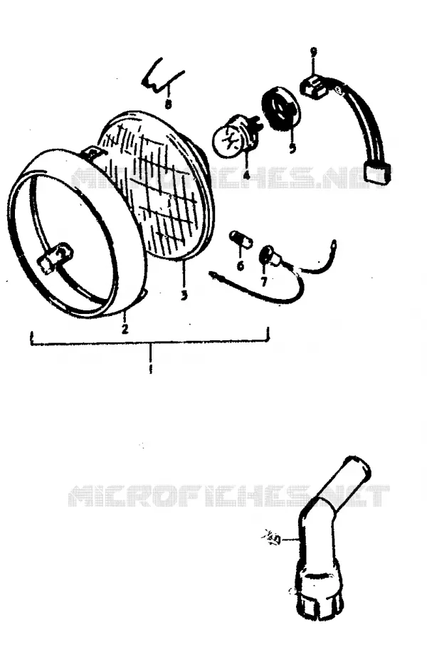 PIECES MARCHES SPECIAUX (E21) Suzuki MOTO 400 GS 1978  GS400EC(C/N)