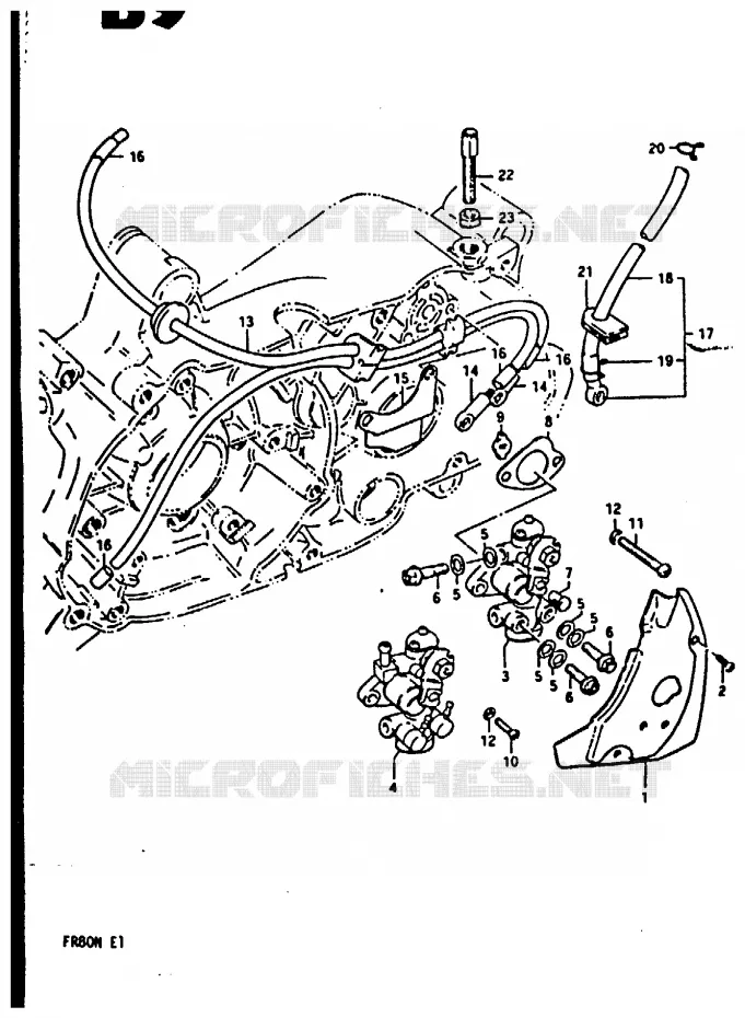POMPE A HUILE Suzuki SCOOTER 80 FR 1981  FR80M(M/B/N)