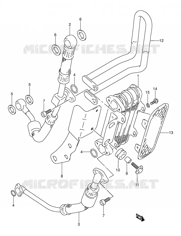 RADIATEUR D'HUILE (OPTIONNEL) Suzuki MOTO 250 DR 1994  DR250SR(E24)