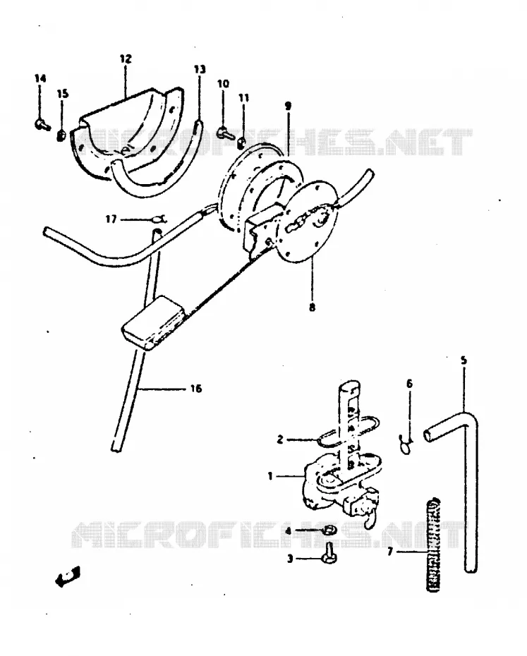 ROBINET D'ESSENCE Suzuki MOTO 650 GS 1983  GS650GTD