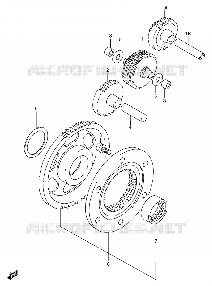 ROUE LIBRE DE DEMARREUR Suzuki MOTO 650 DR 1996  DR650SEUT(E4)