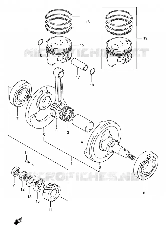VILEBREQUIN Suzuki MOTO 200 DR 1995  DR200SES(E24)