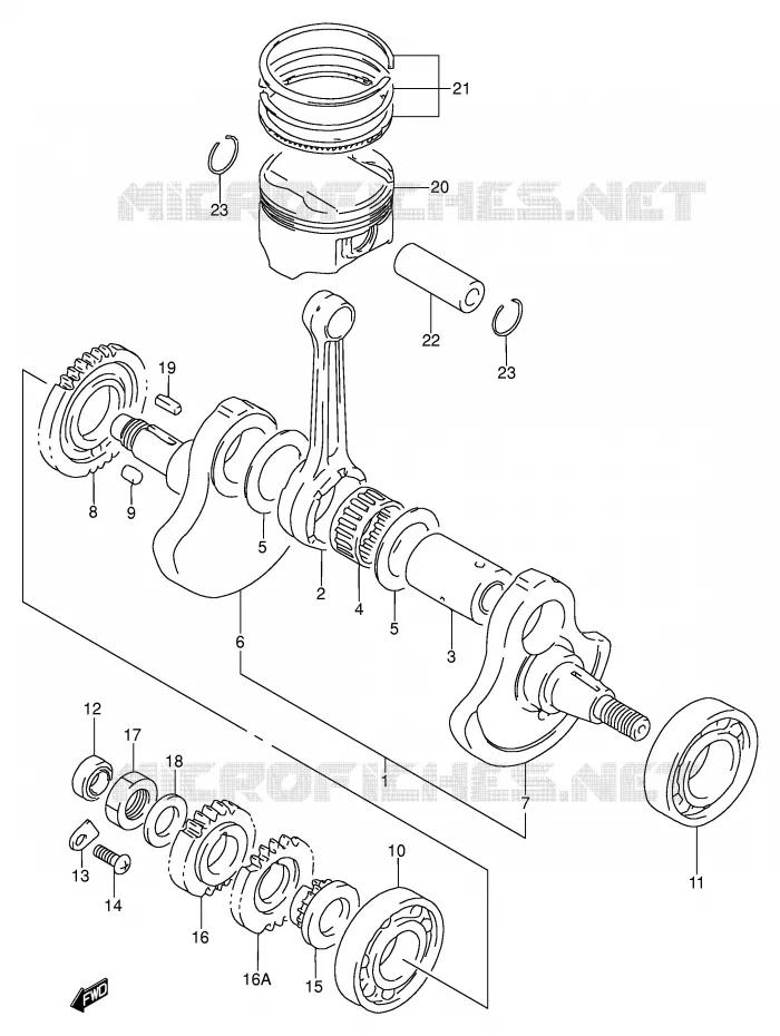 VILEBREQUIN Suzuki MOTO 250 DR 1993  DR250SP(E24)